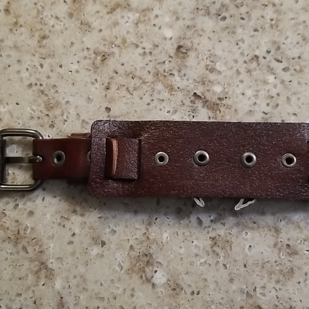 UNISEX brown Live to Ride cuff bracele - Picture 6 of 7